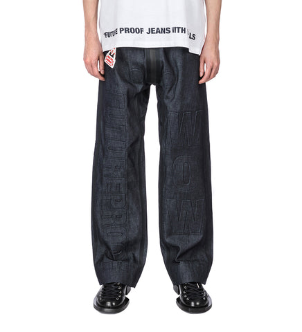 WALTER VAN BEIRENDONCK X G-STAR BASIC JEANS WITH BALLS RAW DENIM
