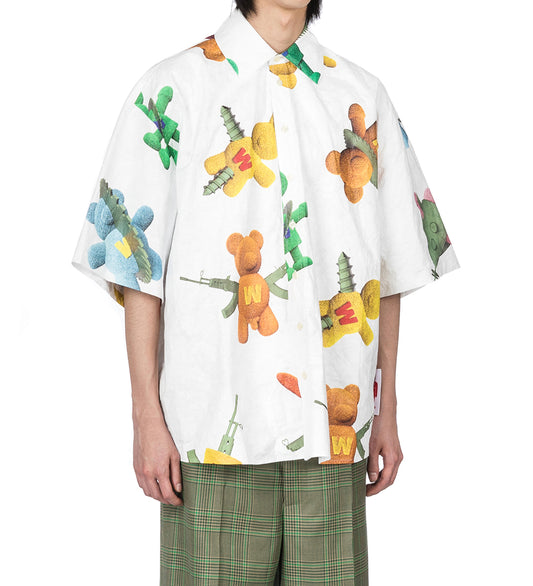 STAR SHIRT SHORT SLEEVE WHITE