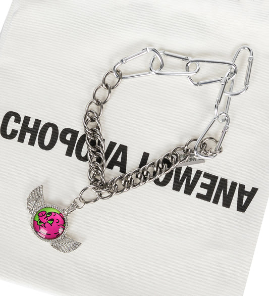 HEY PIGGY CARABINER NECKLACE MULTI