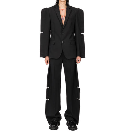 WALTER VAN BEIRENDONCK WINGS TROUSERS BLACK