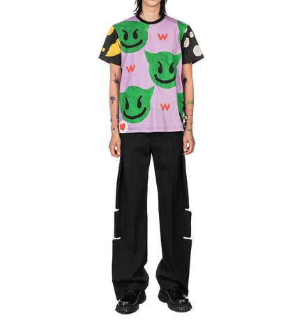 WALTER VAN BEIRENDONCK WINGS TROUSERS BLACK