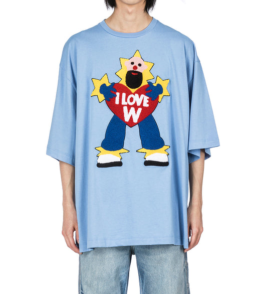 I LOVE W T PLACID BLUE
