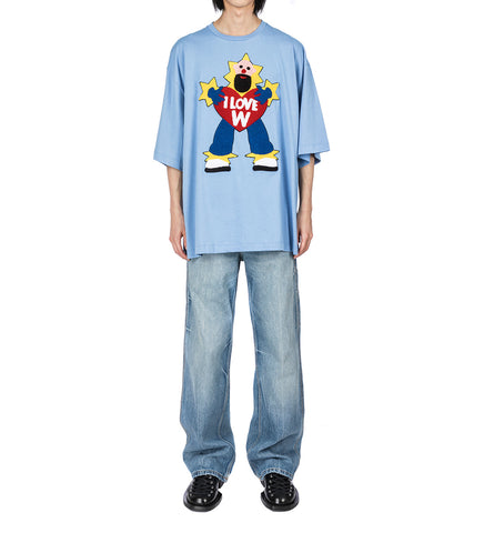 I LOVE W T PLACID BLUE