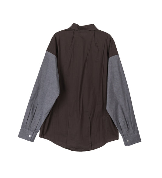 WEKA SHIRT WOOD BROWN STRIPE