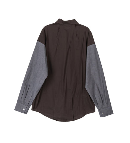 WEKA SHIRT WOOD BROWN STRIPE