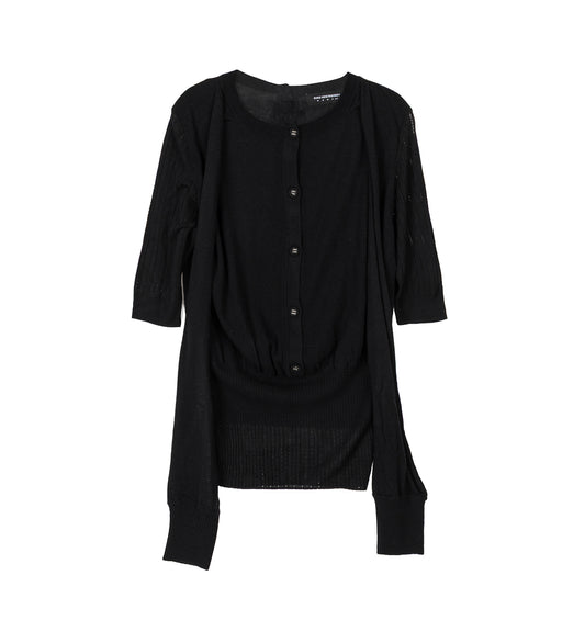 CORELLA DOUBLE SLEEVE JUMPER NEBULAR BLACK