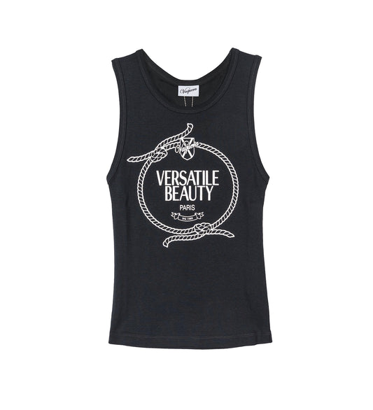 VERSATILE BEAUTY TANK TOP BLACK