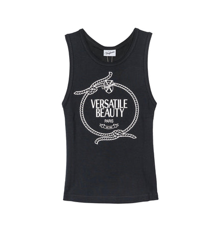 VERSATILE BEAUTY TANK TOP BLACK