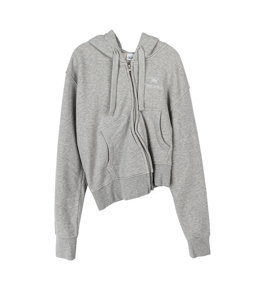 TWISTED HOODIE HEATHER GREY