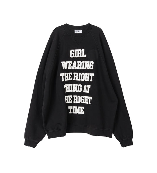 OVERSIZED SWEATSHIRT BLACK