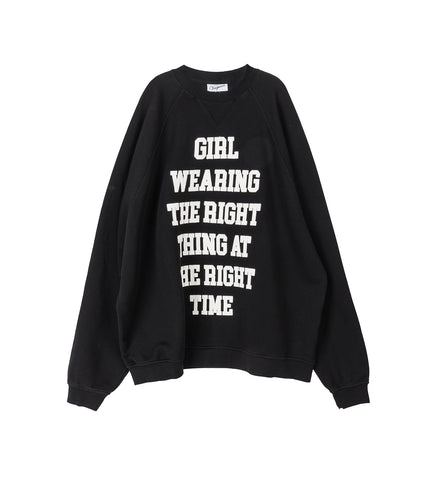 OVERSIZED SWEATSHIRT BLACK