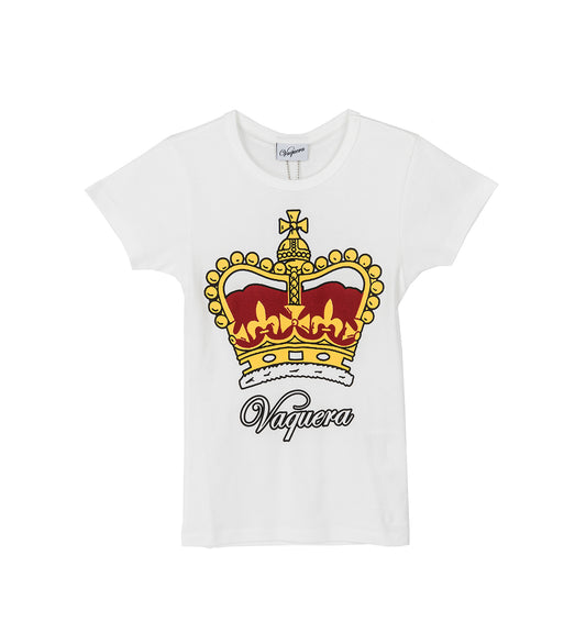 CROWN BABY TEE WHITE