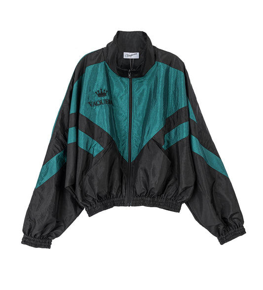 WINDBREAKER BLACK GREEN