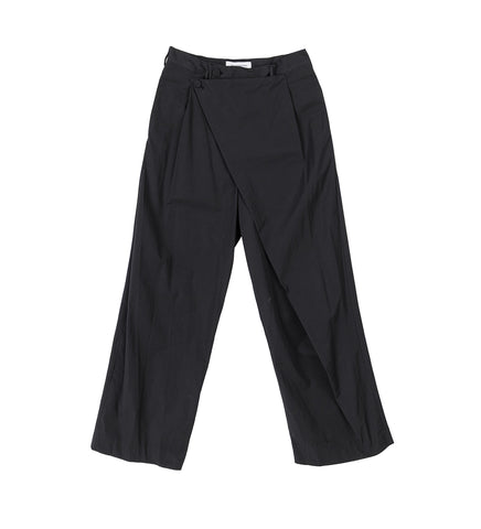 KIPPEL WRAP TROUSERS PITCH BLACK