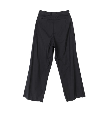 KIPPEL WRAP TROUSERS PITCH BLACK