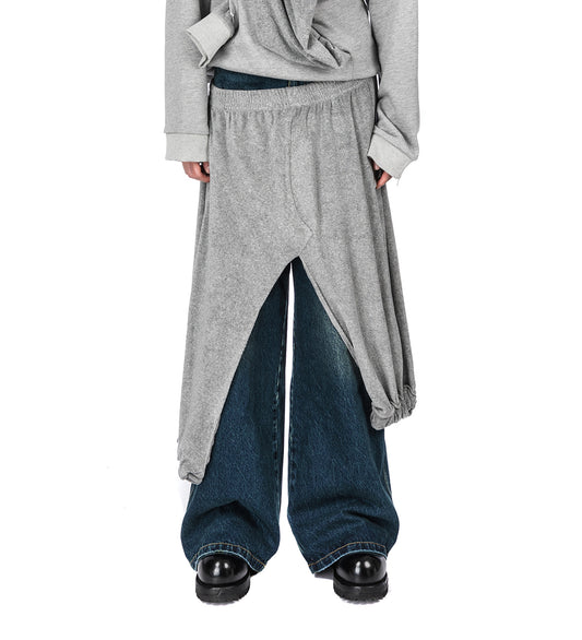 JOGGER JEANS LIGHT WASH/GREY