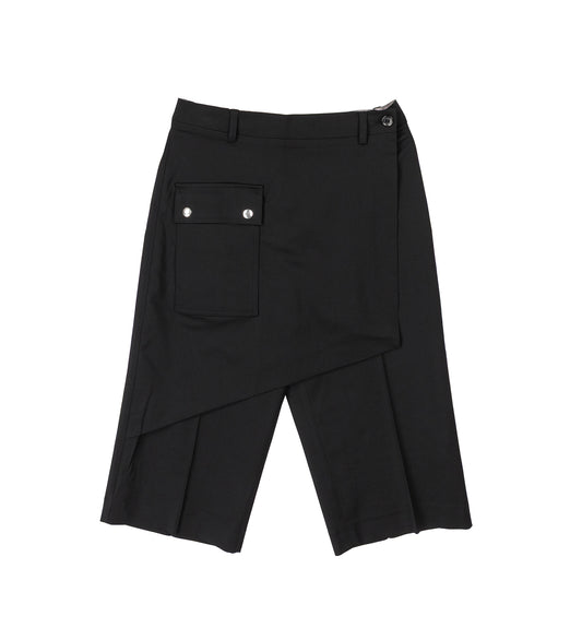LINNET WRAP CULOTTES CROW BLACK