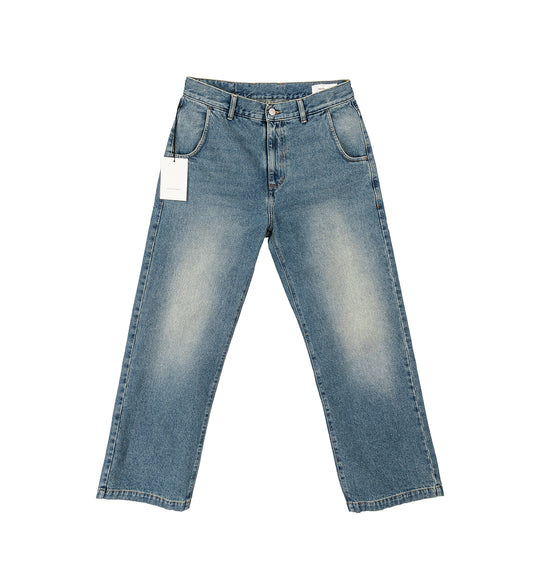 STRAIGHT CUT JEANS VINTAGE BLUE
