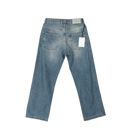 STRAIGHT CUT JEANS VINTAGE BLUE