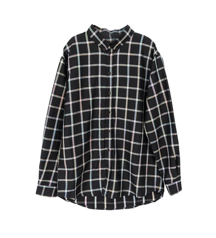 BLOCK SHIRT BLACK CHECKS