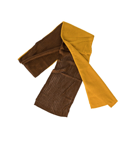 GREBE SCARF FLEUR DE LIS / MOCHA