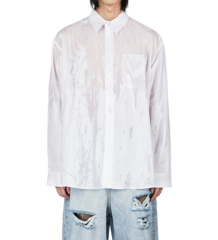 SILICONE LAB SHIRT WHITE