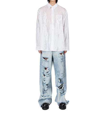 SILICONE LAB SHIRT WHITE