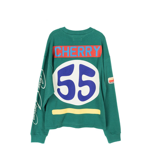 COTTON MESH MOTO JERSEY TEAL