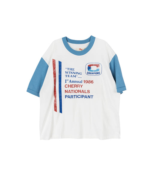 NATIONALS BOXY TEE WHITE/BLUE