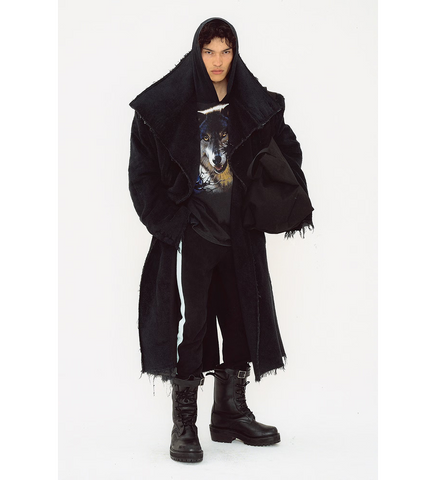 WOLF PULLOVER BLACK