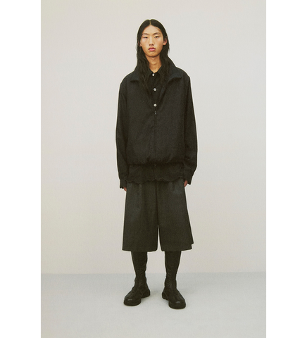 SPLIT SHORTS SHARK PINSTRIPE HERRINGBONE