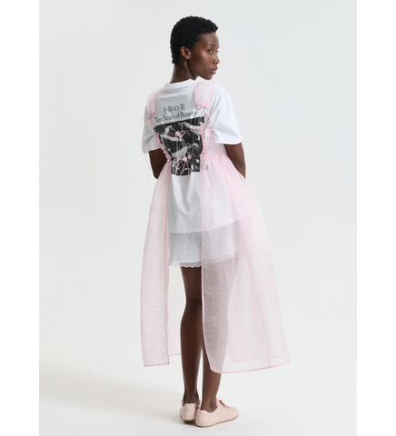 CBCAMILLA OVERLAY DRESS BLUSH PINK