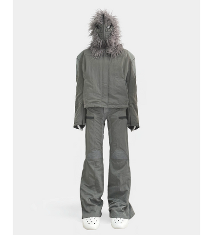 BIKER PANTS GREY