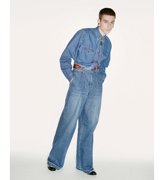 DENIM PANTS BLUE