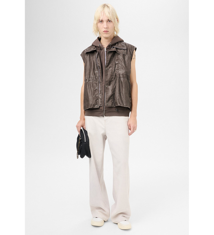 FIRM VEST BROWN WASH OUT NYLON