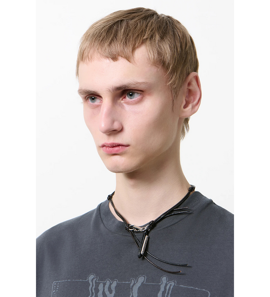 SUPER SLIM LADON FUDGE LIQUORICE LEATHER