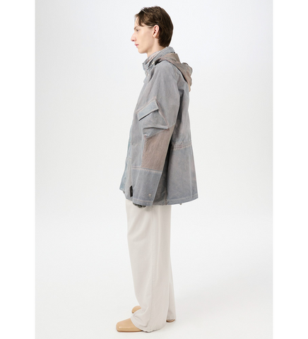 HORIZON JACKET CARBON OVERDYE PAPYRUS POLY