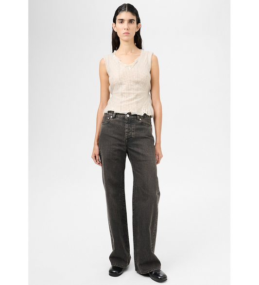 TREBLE CUT BLACK COATED WASH