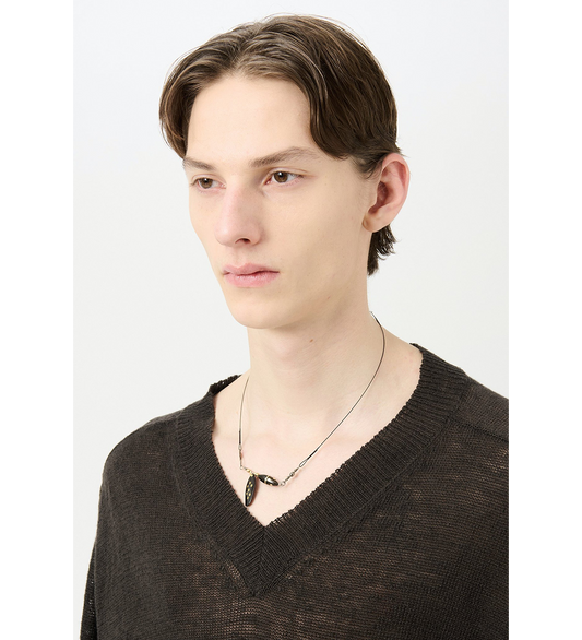 SPINNER NECKLACE SPPOTTED GOLD