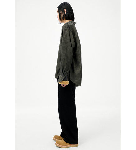 ABOVE SHIRT DARK CLOUD SPARSE COTTON WOOL