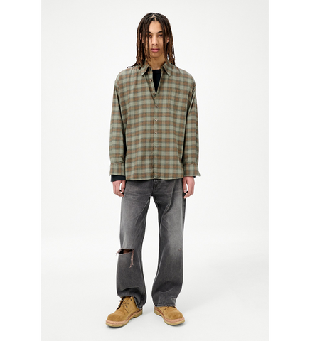 BORROWED SHIRT IOWA FLANNEL CHECK