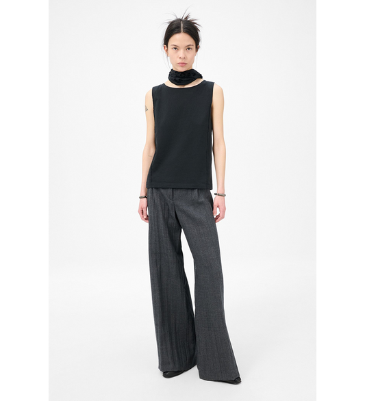 LOUNGE TOP CUT FAIRISLE INK BAND JERSEY