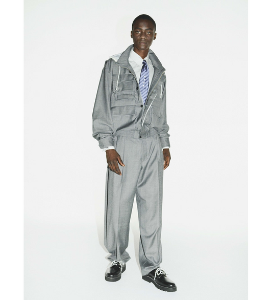 METAL CONCHO TIE PURPLE