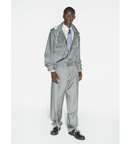 METAL CONCHO TIE PURPLE