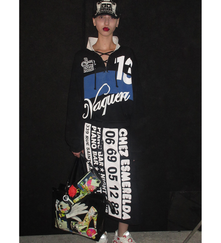 TROMPE L'OEIL TOTE BAG BLACK