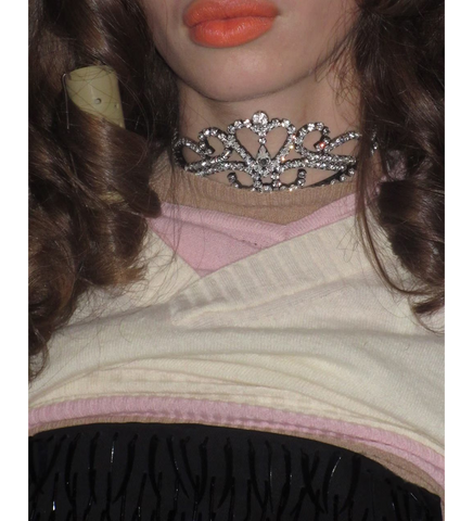 TIARA CHOKER CRYSTAL