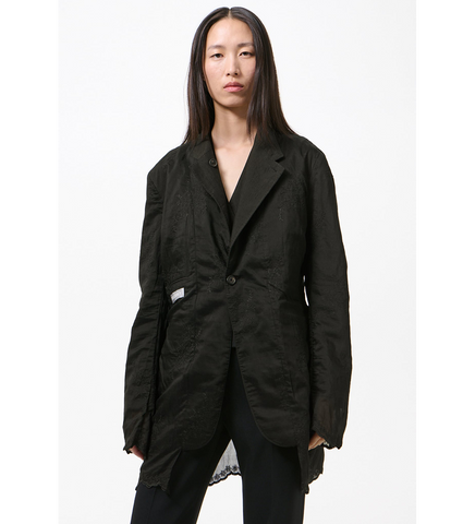 REVERSIBLE DRIP BLAZER SOOT BLACK TECHFLAX