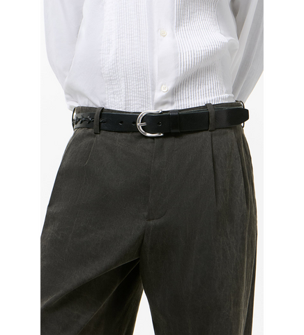 BRIDGE CHINO ANTIQUE MUDD COATED SATEEN