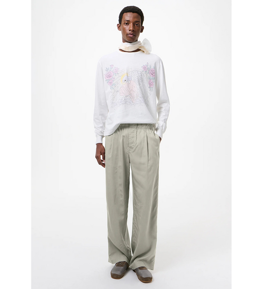 LEISURE TROUSER WILLOW GREY SOFTFLOW TENCEL