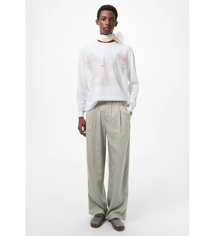LEISURE TROUSER WILLOW GREY SOFTFLOW TENCEL